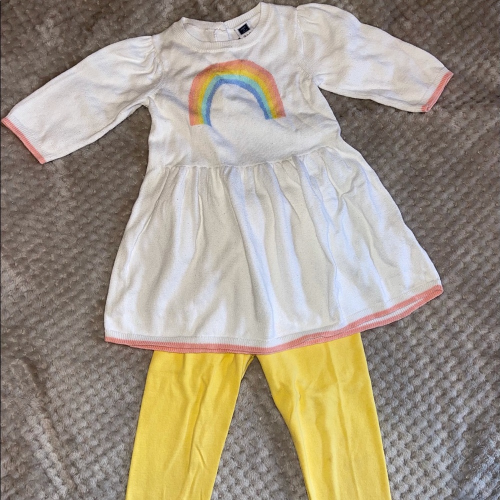 Baby Girls Janie & Jack Rainbow 18-24 months Set